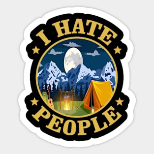 Camping Sticker